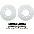 C909250575 2-Wheel Set Rear Brake Disc and Pad Kit, 325 mm QuietCast Series, Includes (1) Brake Pad Set and (2) Brake Disc