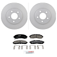 C913250569 2-Wheel Set Front Brake Disc and Pad Kit, 296 mm QuietCast Series, Includes (1) Brake Pad Set and (2) Brake Disc