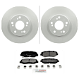 C914260745 2-Wheel Set Front Brake Disc and Pad Kit, 281.7 mm QuietCast Series, Includes (1) Brake Pad Set and (2) Brake Disc