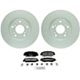 C914260770 2-Wheel Set Front Brake Disc and Pad Kit, 299.7 mm QuietCast Series, Includes (1) Brake Pad Set and (2) Brake Disc