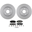 C914261550 2-Wheel Set Front Brake Disc and Pad Kit, 300 mm FWD QuietCast Series, Includes (1) Brake Pad Set and (2) Brake Disc