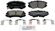 C924280811 2-Wheel Set Front Brake Disc and Pad Kit, 280 mm QuietCast Series, Includes (1) Brake Pad Set and (2) Brake Disc