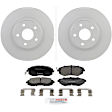 C929481208 2-Wheel Set Front Brake Disc and Pad Kit, 276.8 mm QuietCast Series, Includes (1) Brake Pad Set and (2) Brake Disc