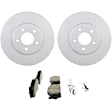 C931200333 2-Wheel Set Front Brake Disc and Pad Kit, 305.2 mm QuietCast Series, Includes (1) Brake Pad Set and (2) Brake Disc