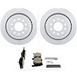 C932200417 2-Wheel Set Rear Brake Disc and Pad Kit, 295.1 mm QuietCast Series, Includes (1) Brake Pad Set and (2) Brake Disc