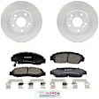 C959260731 2-Wheel Set Front Brake Disc and Pad Kit, 281.8 mm QuietCast Series, Includes (1) Brake Pad Set and (2) Brake Disc