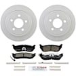 C964160162 2-Wheel Set Rear Brake Disc and Pad Kit, 285 mm QuietCast Series, Includes (1) Brake Pad Set and (2) Brake Disc