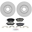 C969401478 2-Wheel Set Front Brake Disc and Pad Kit, 319.7 mm QuietCast Series, Includes (1) Brake Pad Set and (2) Brake Disc