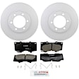 C976501245 2-Wheel Set Front Brake Disc and Pad Kit, 337.6 mm QuietCast Series, Includes (1) Brake Pad Set and (2) Brake Disc