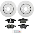 C980521371 2-Wheel Set Rear Brake Disc and Pad Kit, 308 mm QuietCast Series, Includes (1) Brake Pad Set and (2) Brake Disc