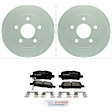 C999250574 2-Wheel Set Rear Brake Disc and Pad Kit, 269.9 mm QuietCast Series, Includes (1) Brake Pad Set and (2) Brake Disc