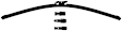 2009 Hyundai Genesis - Front, Driver Side Wiper Blade, Frameless, 24 in.