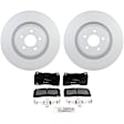 P1001201516 2-Wheel Set Front Brake Disc and Pad Kit, 355 mm QuietCast Series, Includes (1) Brake Pad Set and (2) Brake Disc