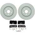 P1001251441 2-Wheel Set Front Brake Disc and Pad Kit, 355.2 mm QuietCast Series, Includes (1) Brake Pad Set and (2) Brake Disc