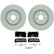 P1001521382 2-Wheel Set Front Brake Disc and Pad Kit, 329.9 mm QuietCast Series, Includes (1) Brake Pad Set and (2) Brake Disc