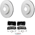 P1001531532 2-Wheel Set Front Brake Disc and Pad Kit, 321 mm QuietCast Series, Includes (1) Brake Pad Set and (2) Brake Disc