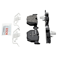 P1042150123 2-Wheel Set Rear Brake Disc and Pad Kit, 320 mm QuietCast Series, Includes (1) Brake Pad Set and (2) Brake Disc
