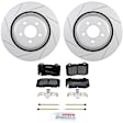 P1053161489 2-Wheel Set Rear Brake Disc and Pad Kit, 350 mm QuietCast Series, Includes (1) Brake Pad Set and (2) Brake Disc