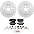 P1057A160289 2-Wheel Set Rear Brake Disc and Pad Kit, 320 mm QuietCast Series, Includes (1) Brake Pad Set and (2) Brake Disc
