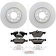 P1061150118 2-Wheel Set Front Brake Disc and Pad Kit, 324 mm QuietCast Series, Includes (1) Brake Pad Set and (2) Brake Disc