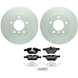 P1061150125 2-Wheel Set Front Brake Disc and Pad Kit, 300 mm QuietCast Series, Includes (1) Brake Pad Set and (2) Brake Disc