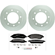 P1068200461 2-Wheel Set Rear Brake Disc and Pad Kit, 340 mm QuietCast Series, Includes (1) Brake Pad Set and (2) Brake Disc