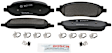 P1068200461 2-Wheel Set Rear Brake Disc and Pad Kit, 340 mm QuietCast Series, Includes (1) Brake Pad Set and (2) Brake Disc
