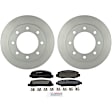 P1069200519 2-Wheel Set Front Brake Disc and Pad Kit, 346.8 mm QuietCast Series, Includes (1) Brake Pad Set and (2) Brake Disc