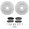 P1078481476 2-Wheel Set Front Brake Disc and Pad Kit, 315.5 mm QuietCast Series, Includes (1) Brake Pad Set and (2) Brake Disc