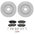 P1078481480 2-Wheel Set Front Brake Disc and Pad Kit, 315.8 mm QuietCast Series, Includes (1) Brake Pad Set and (2) Brake Disc