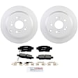 P1088261424 2-Wheel Set Rear Brake Disc and Pad Kit, 313 mm QuietCast Series, Includes (1) Brake Pad Set and (2) Brake Disc