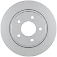 P1095340900 2-Wheel Set Rear Brake Disc and Pad Kit, 279.9 mm QuietCast Series, Includes (1) Brake Pad Set and (2) Brake Disc