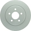 P1095521381 2-Wheel Set Rear Brake Disc and Pad Kit, 279.9 mm QuietCast Series, Includes (1) Brake Pad Set and (2) Brake Disc