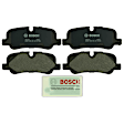 P1099441166 2-Wheel Set Rear Brake Disc and Pad Kit, 354 mm QuietCast Series, Includes (1) Brake Pad Set and (2) Brake Disc