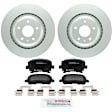 P1108141493 2-Wheel Set Rear Brake Disc and Pad Kit, 329.9 mm QuietCast Series, Includes (1) Brake Pad Set and (2) Brake Disc