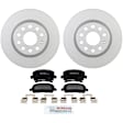 P1108531406 2-Wheel Set Rear Brake Disc and Pad Kit, 286 mm QuietCast Series, Includes (1) Brake Pad Set and (2) Brake Disc