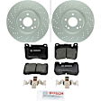 P1121360972 2-Wheel Set Front Brake Disc and Pad Kit, 330 mm QuietCast Series, Includes (1) Brake Pad Set and (2) Brake Disc