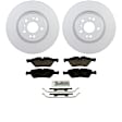 P1123360988 2-Wheel Set Front Brake Disc and Pad Kit, 330 mm QuietCast Series, Includes (1) Brake Pad Set and (2) Brake Disc