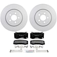 P1149160195 2-Wheel Set Front Brake Disc and Pad Kit, 345 mm QuietCast Series, Includes (1) Brake Pad Set and (2) Brake Disc