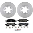 P1169251458 2-Wheel Set Front Brake Disc and Pad Kit, 298 mm QuietCast Series, Includes (1) Brake Pad Set and (2) Brake Disc