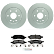 P1169A250696 2-Wheel Set Front Brake Disc and Pad Kit, 325 mm QuietCast Series, Includes (1) Brake Pad Set and (2) Brake Disc