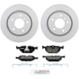 P1239150057 2-Wheel Set Rear Brake Disc and Pad Kit, 294 mm QuietCast Series, Includes (1) Brake Pad Set and (2) Brake Disc