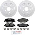 P1274160241 2-Wheel Set Rear Brake Disc and Pad Kit, 316 mm QuietCast Series, Includes (1) Brake Pad Set and (2) Brake Disc