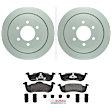 P1279201444 2-Wheel Set Rear Brake Disc and Pad Kit, 342 mm QuietCast Series, Includes (1) Brake Pad Set and (2) Brake Disc
