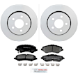 P1327160265 2-Wheel Set Front Brake Disc and Pad Kit, 302 mm QuietCast Series, Includes (1) Brake Pad Set and (2) Brake Disc