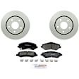 P1327161440 2-Wheel Set Front Brake Disc and Pad Kit, 301.8 mm QuietCast Series, Includes (1) Brake Pad Set and (2) Brake Disc