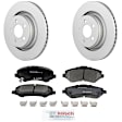P1327531475 2-Wheel Set Front Brake Disc and Pad Kit, 332 mm QuietCast Series, Includes (1) Brake Pad Set and (2) Brake Disc