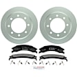 P1329201506 2-Wheel Set Brake Disc and Pad Kit, 344.7 mm QuietCast Series, Includes (1) Brake Pad Set and (2) Brake Disc