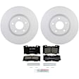 P1346401046 2-Wheel Set Front Brake Disc and Pad Kit, 319.7 mm QuietCast Series, Includes (1) Brake Pad Set and (2) Brake Disc