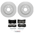 P1346401583 2-Wheel Set Brake Disc and Pad Kit, 320 mm QuietCast Series, Includes (1) Brake Pad Set and (2) Brake Disc